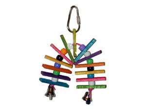 Superbird Balsa Rainbow bird toy