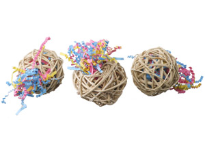 Superbird Creations Fiesta Ball Stuffers bird toy