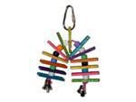 Superbird Balsa Rainbow bird toy